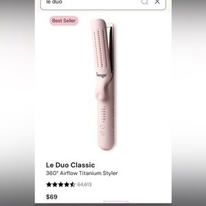 Lange Le Duo Classic Pink Hair Styler